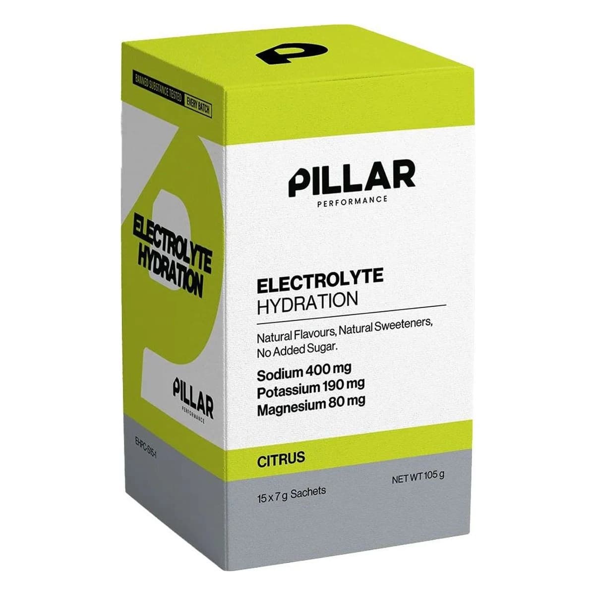 PILLAR ELECTROLYTE HYDRATION CITRUS sachets